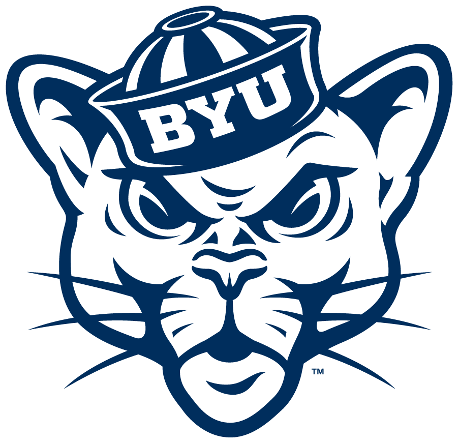 Brigham Young Cougars 2014-Pres Secondary Logo v2 diy iron on heat transfer...